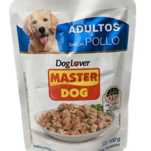 (C20) MASTER DOG SOB. ADULTO (POLLO) 100G X 5U.