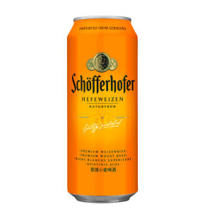 (C24) CERVEZA SCHOFFERHOFER PIÑA LATA 500CC X 4U.