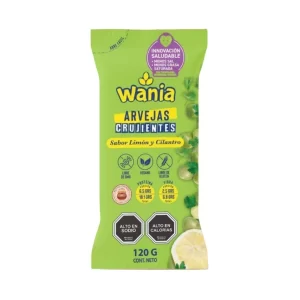 (C24) ARVEJAS WANIA LIMON Y CILANTRO 120GR X 1U.